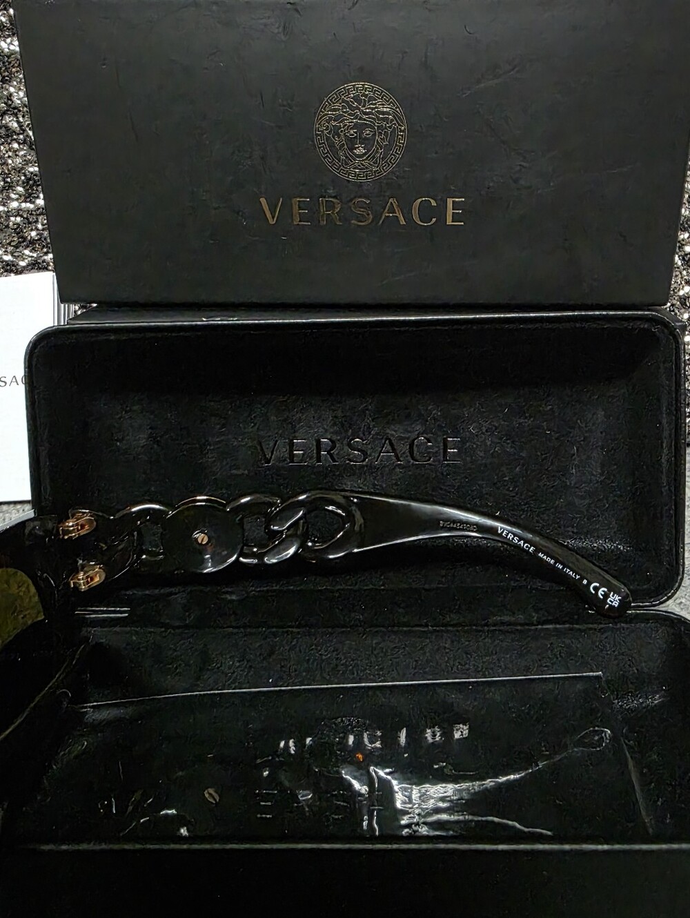Versace Black Sunglasses - Picture 14 of 16